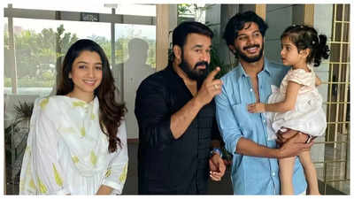 When Mohanlal visited Dulquer Salmaan's family