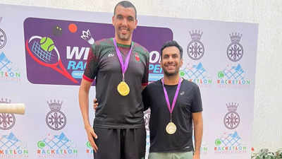 Vikramaditya Chaufla bags silver medal at All India Racketlon Open