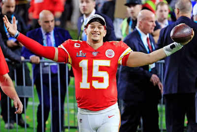 Patrick Mahomes was in Denver, but his wife, Brittany Mahomes, and the kids were having an unforgettable snow day