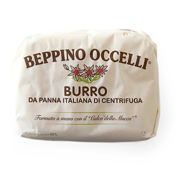 ベッピーノ　オッチェリ　フレッシュ　無塩バター　冷蔵空輸品 　ピエモンテ産　125g　【冷蔵/冷凍可】