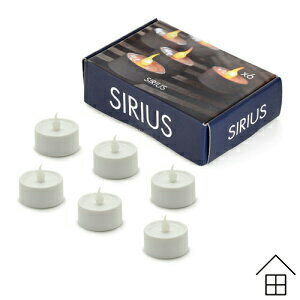 SIRIUS LEDキャンドルライト6個入り(ティーライト ろうそく シリウス 北欧雑貨 北欧 おしゃれ かわいい ゆらぎ)