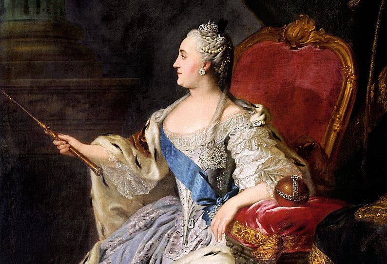 凱薩琳大帝＿葉卡捷琳娜二世＿794px-Profile_portrait_of_Catherine_II_b