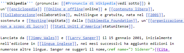 Evidenziazione della sintassi