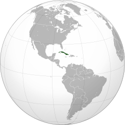 Cuba (orthographic projection)