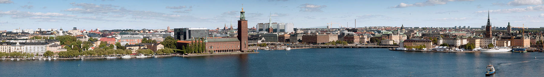 View from Södermalm towards Gamla Stan.