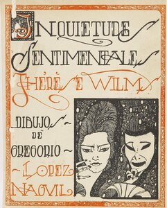 Inquietudes sentimentales (1917) por Teresa Wilms Montt, ilustrado por Gregorio López Naguil   