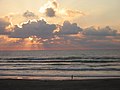 Early morning on the Gulf side of South Padre Island.