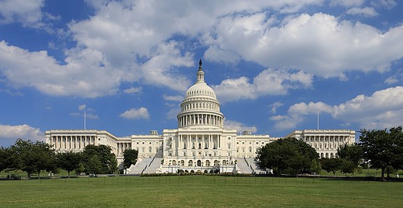 Western façade of the US Capitol