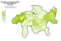 Verbreitung des Romanischen als Hauptsprache 2000