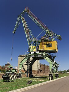 Crane in Magdeburg