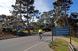 De 17-Mile Drive bij Spanish Bay Road