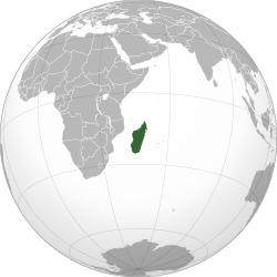 Madagascar (orthographic projection)