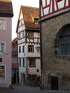 Rothenburg ob der Tauber in the morning