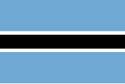 Flag of Botswana.