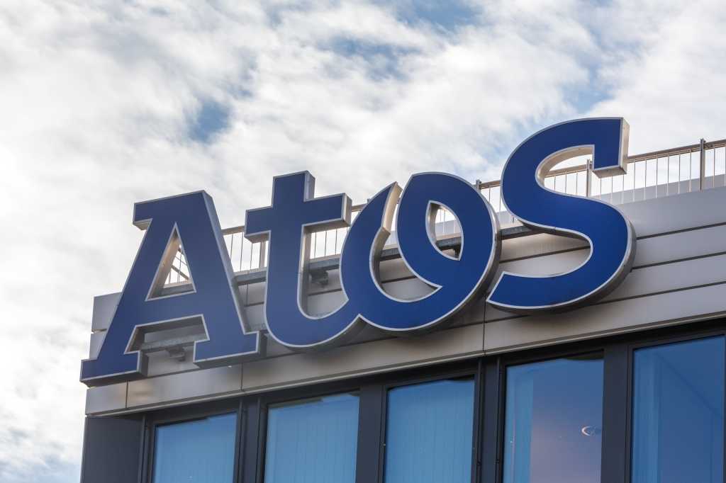 Atos logo sign