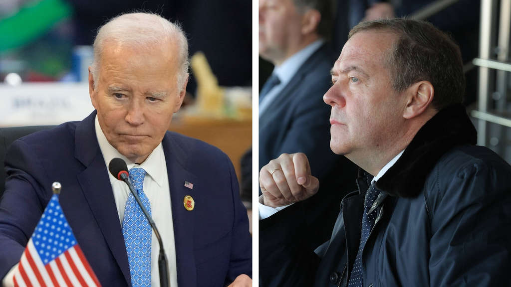 Nuklearwaffen für die Ukraine? Medwedew kritisiert „verrückten“ Joe Biden