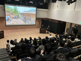 岡山市で倉田大誠アナウンサーがネパール取材報告会