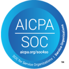 The SOC 3 blue circular logo