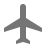 Symbol für Flug eines Flugzeugs