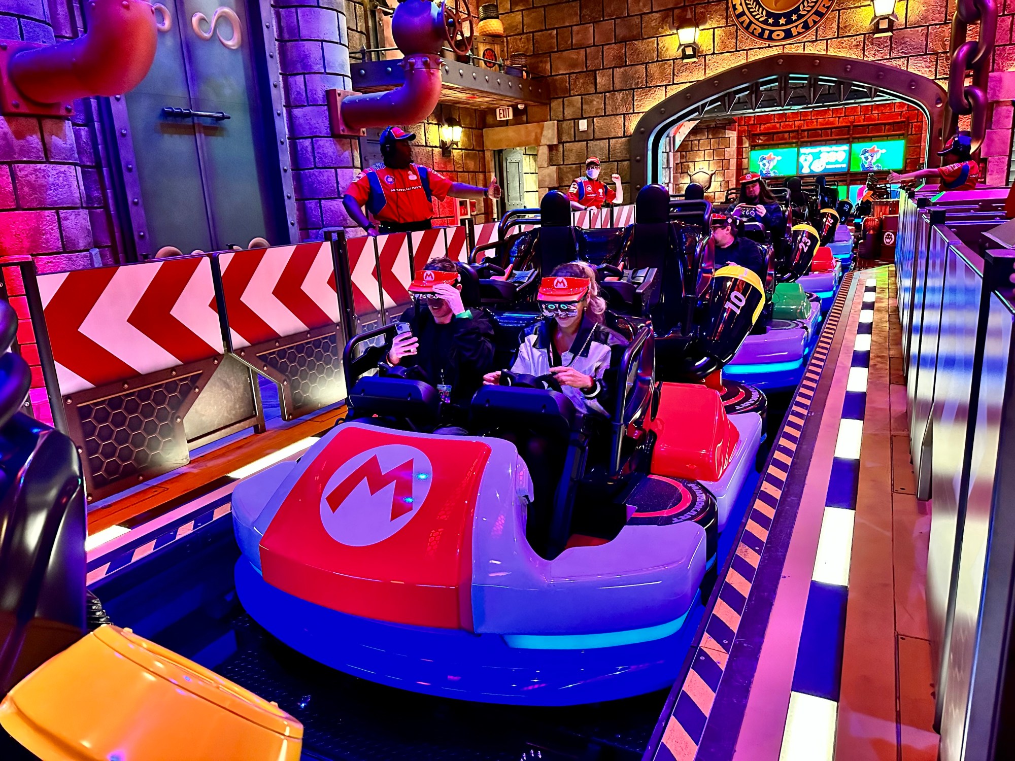 Mario Kart: Bowser's Challenge in Super Nintendo World at Universal Studios Hollywood. (Brady MacDonald / Orange County Register)