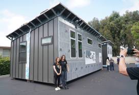 The Homeless Intervention Services of Orange County will continue to fundraise to pay for the instillation of the new home in a Placentia backyard.