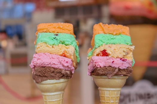 Rainbow Cone, set to open three California locations, is known its sliced (not scooped) stacks of ice cream.