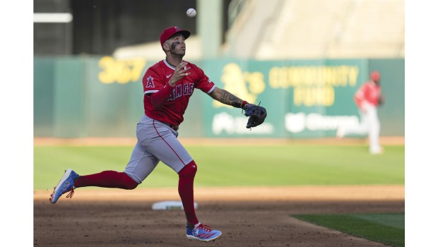 The Angels make a handful of defensive mistakes, including from normally sure-handed shortstop Zach Neto, to contribute to three of Oakland’s five runs. At the plate, the Angels get shut out on five hits by Joey Estes.