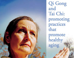 head shot of woman doing Tai Chi