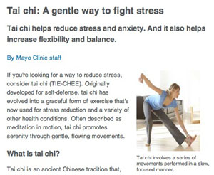 mayo clinic tai chi