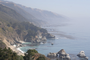 big sur coastline and ocean