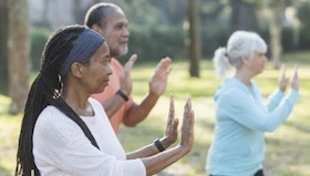 People doing Tai Chi