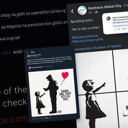 Art is…pre-approved? Filipinos online slam BGC for Banksy Universe promotion