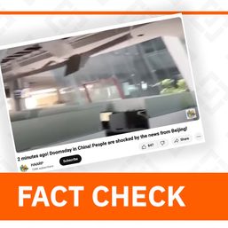 FACT CHECK: Video does not show clips of recent quake in China