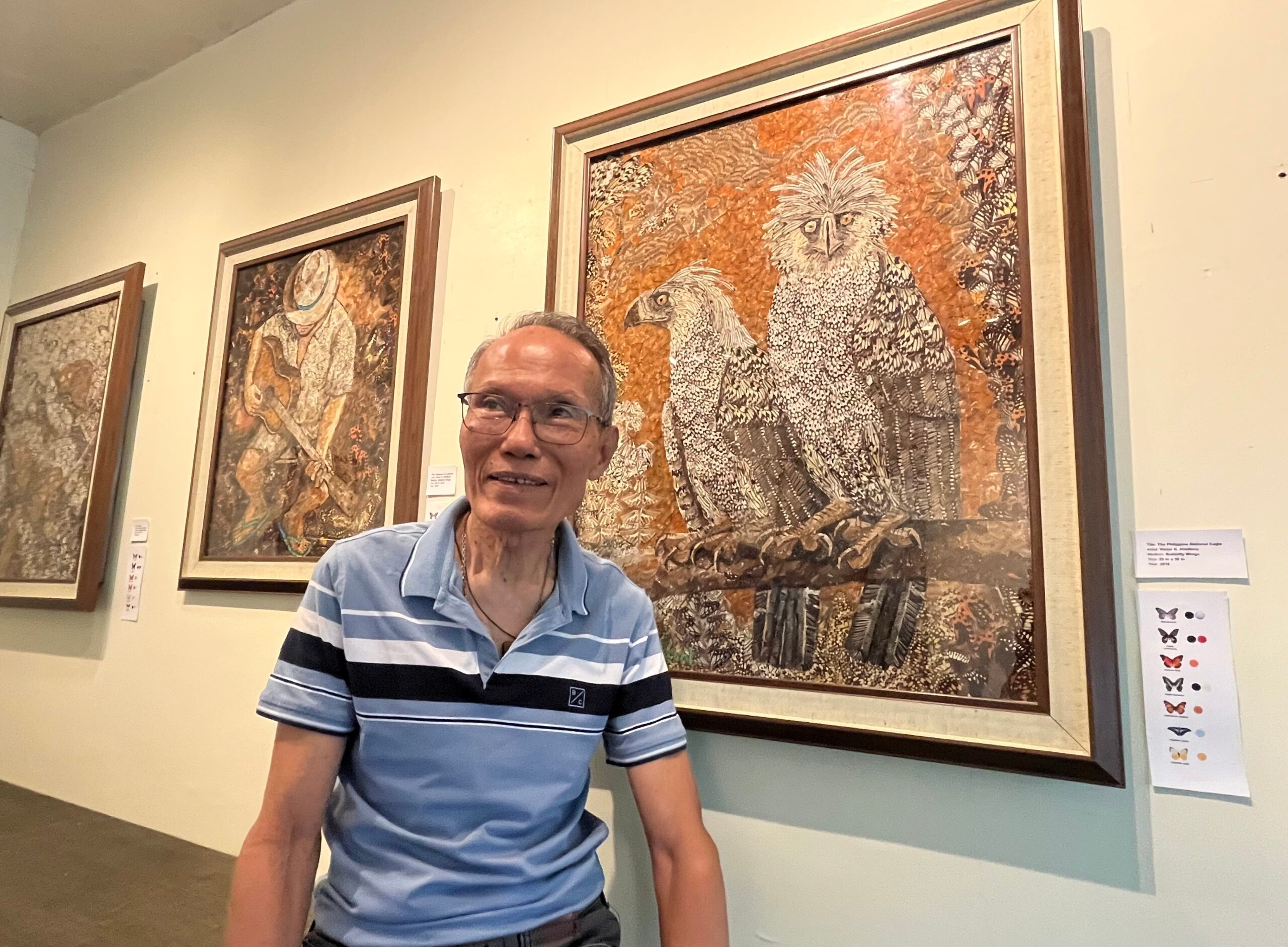 Cebuano artist Victor Abellana and his life through ‘butterfly mosaics’