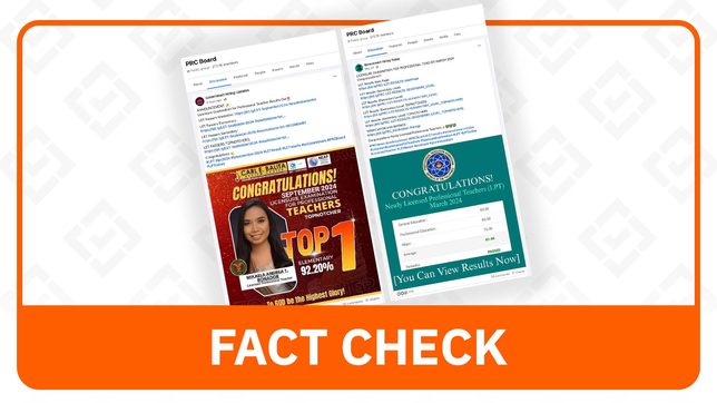 FACT CHECK: Posts contain fake links to teachers licensure exam results