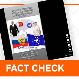 FACT CHECK: No statement from Putin backing calls for Mindanao secession