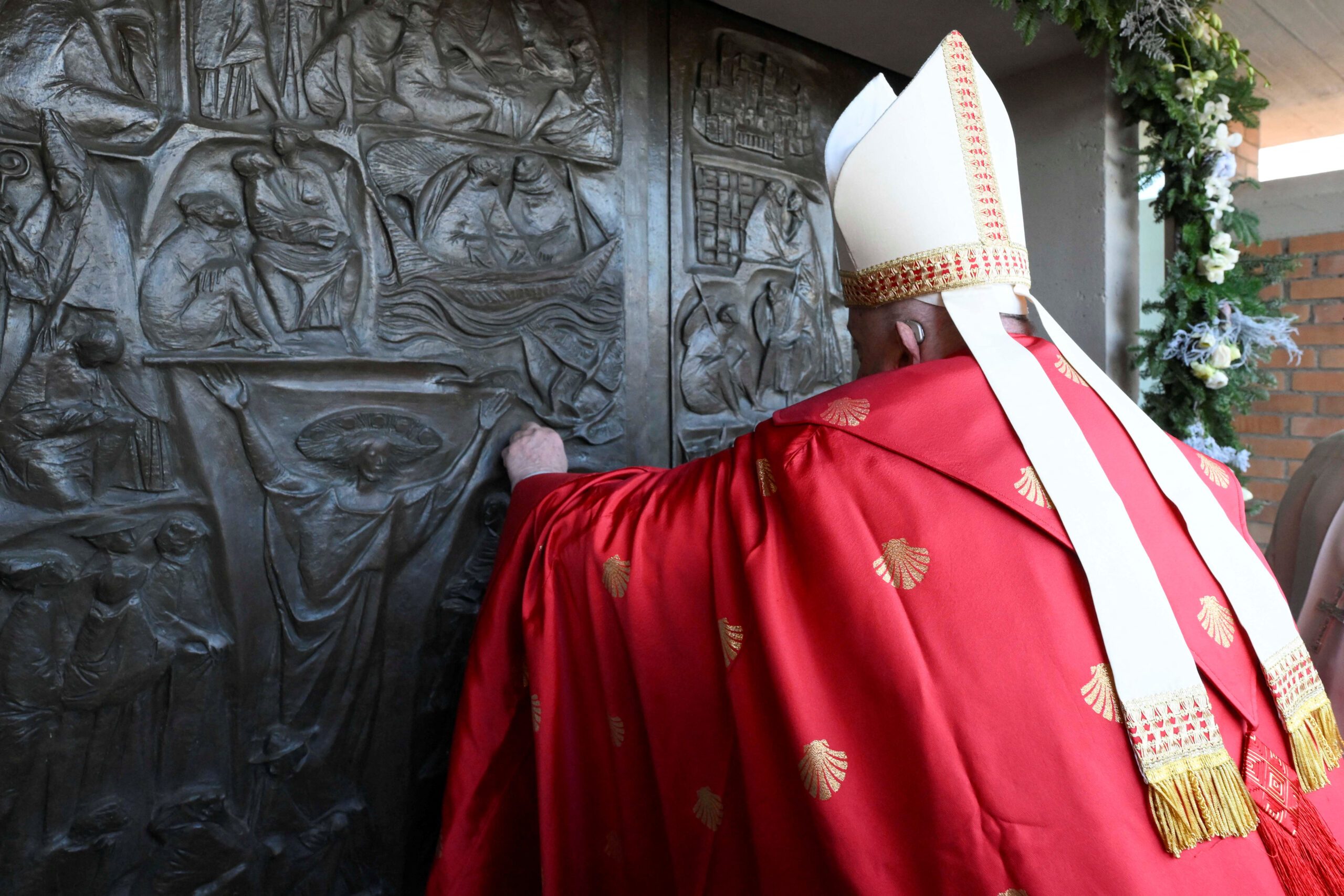 Pope opens special ‘Holy Door’ for Catholic Jubilee at Rome prison