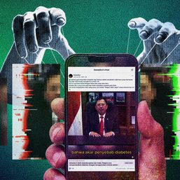 Who are circulating health-related deepfakes in Indonesia?