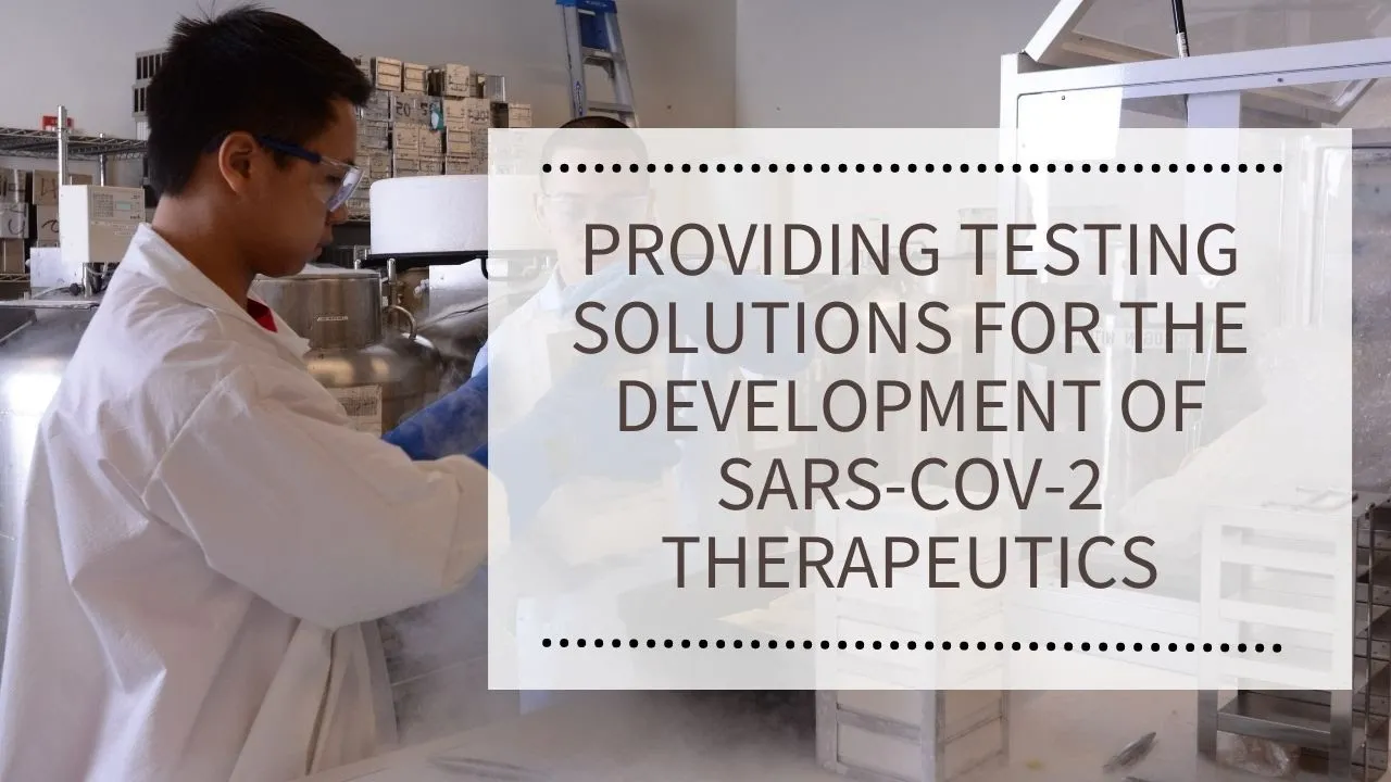 WEBINAR: Providing testing solutions for the development of SARS-CoV-2 therapeutics