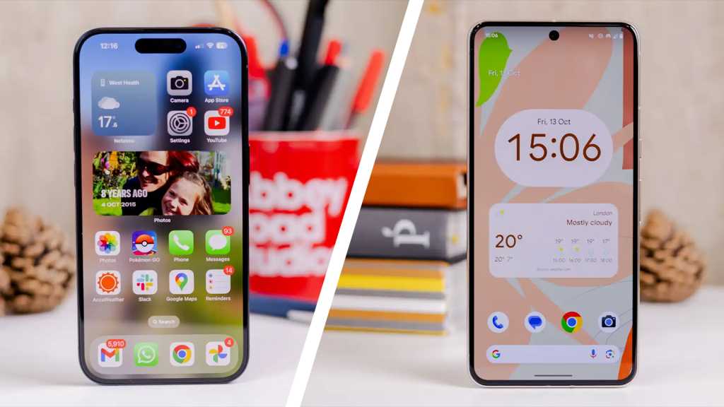 iPhone 15 Pro and Google Pixel 8 Pro