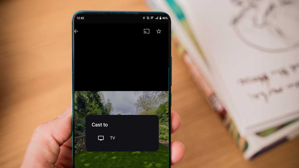 Cast Google Photos app to TV