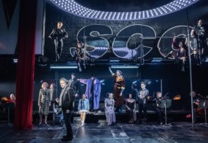 Declan Bennett front and the company of NATASHA PIERRE THE GREAT COMET OF 1812 Donmar photo by Johan Persson 1