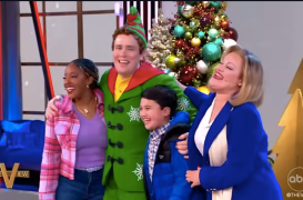 Cast of Elf on The View