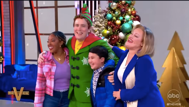 Cast of Elf on The View