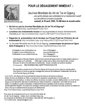 french translation of world tai chi & qigong day press release