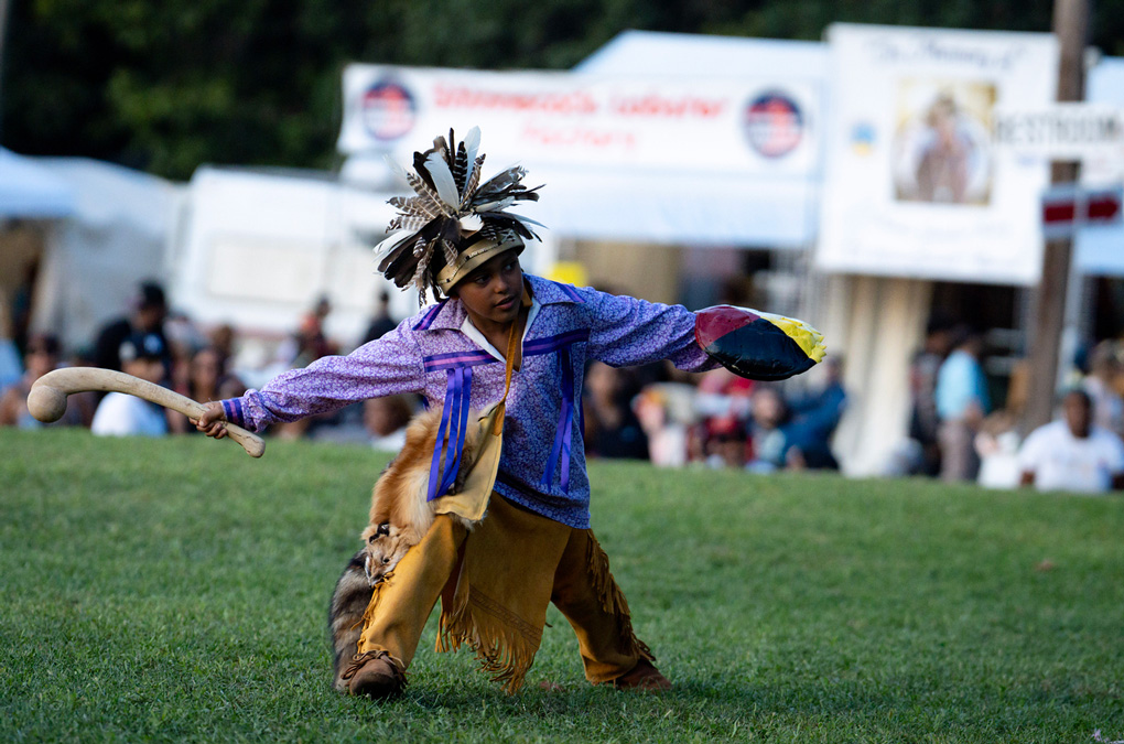 Shinnecock Nation Club kid dancing