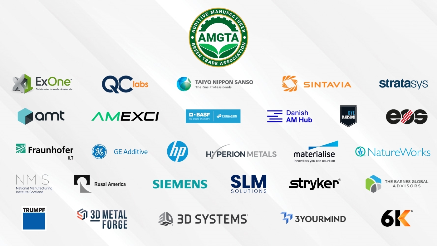 A graphic depicting the current members of the AMGTA.