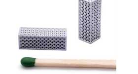 3D printed metal lattices manufactured by MetShape. Image via MetShape.