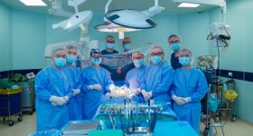 Vietnam's Vinmec hospital successfully reconstructed the patient's chest using a 3D printed titanium implant. Photo via IBT UK.