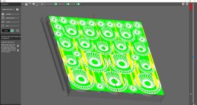 CERIA’s color-coded visualization optimizes part placement and detects slurry issues in 3D printing. Image via 3DCeram.